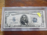 1934A $5.00 Blue Seal Note