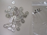 45 Mixed Date UNCIRCULATED  Mercury Dimes