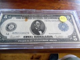 1914 Large $5.00 Federal Reserve Note