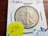 1938-D Walking Liberty Half Dollar