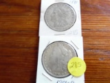 1891, 1901-O Morgan Silver Dollars