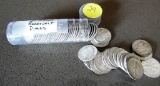 One roll Silver Roosevelt dimes