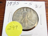 1935-S Walking Liberty Half Dollar