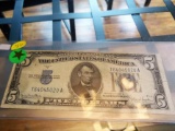 1934-D $5.00 Silver Certificate