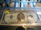 1934-D $5.00 Silver Certificate