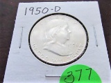 1950-D Franklin Half Dollar