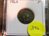 1862 Indian Head Penny