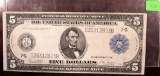 1914 $5 Federal Reserve Note