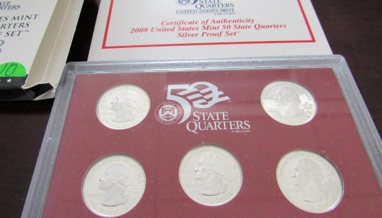 2008 Silver Quarters Proof Set