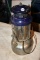 Rare Blue Enamel Lantern w/Mica Shade