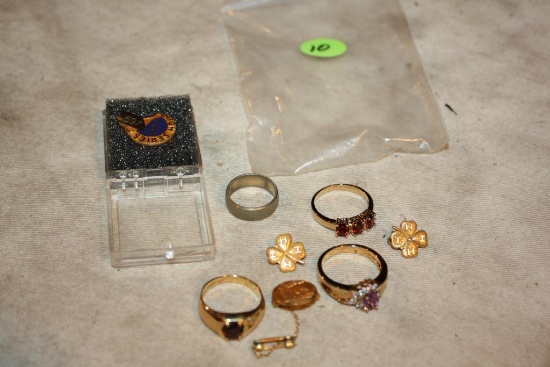 Gold Filled Rings, Pins