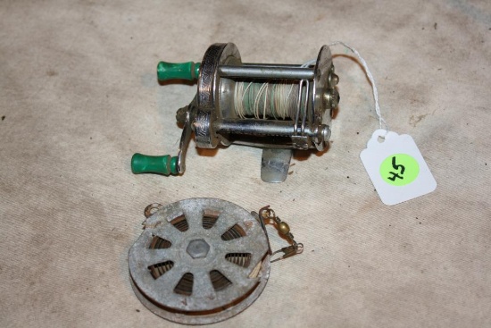 2 Antique Fish Reels