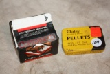 Vintage Daisy Bullseye Pellets in tin box, Copperhead BBs