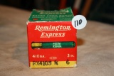 Antique Remington Express 410 Ga. Shells, Box 3