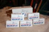 5 Boxes of Vintage Winchester Wildcat 22 Long Rifle