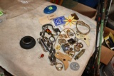 Lg. Lot of Watches, Rings, Pins, more