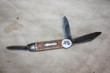 Vintage Imperial 3 Blade Folding Knife