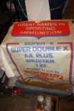 Rare Winchester Western Super X Ammo Banner