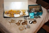 2 Boxes Costume Jewelry