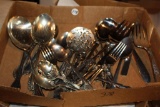 Large Flat of Silverware