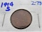 1914- s wheat cent