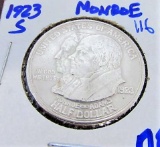 1923-S Monroe Doctrine commemorative silver Half dollar