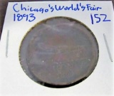 1893 chicago's world's fair medal