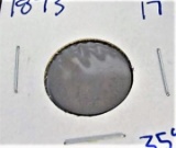 1873 closed three Indian head cent