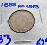 1883 no cents v nickel