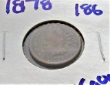 1878 semi key date indian head cent