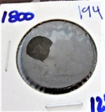 1800 draped bust large cent