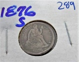 1876-s seated liberty dime