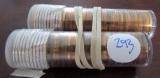 1960 and 1974-s solid proof date rolls of memorial cents