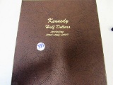 DANSCO KENNEDY HALF DOLLAR COIN ALBUM STARTS WITH 1964 AND ENDS AT 2012.