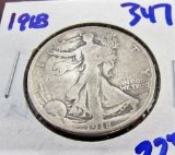 1918 WALKING LIBERTY HALF DOLLAR