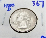 1950-D WASHINGTON QUARTER