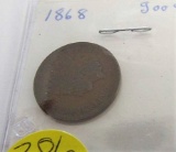 1868 Indian Head Cent