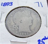 1893 barber half dollar