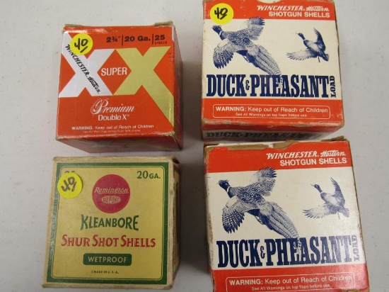 20 ga Kleanbord & Super X, 12 ga Winchester Duck & Pheasant (2)