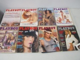 8 - 1980's Playboy Magazines