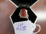 10K Gold Cameo Type Man's Ring