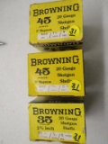 Browning 20 ga 3 boxes