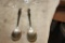 Rare Yogi Bear and Huckleberry Hound Inlaid Silver Spoons