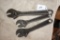(3) Crescent Wrenches, Lakeside and Crescent