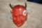 Rare Devil Head Hanging Plastic Toy