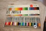 Vintage Craftint Oil Pastels, 24 colors
