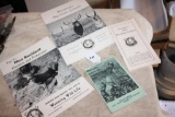 (4) Vintage Nebr. And Wyo. Hunting Reg. Pamphlets
