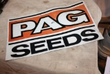 Vintage PAG Seeds Magnetic Sign