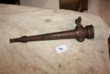 Rare Brass Fire Hose Nozzle