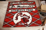 Antique Tin Sign-Dr. MacDonald's Feeds